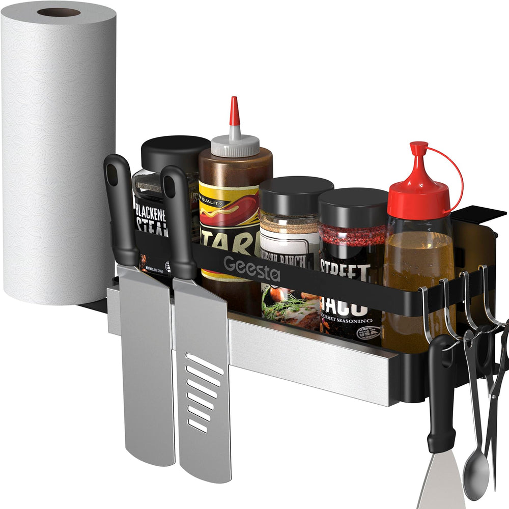 Geesta Griddle Caddy for Blackstone grills with magnetic tool holder