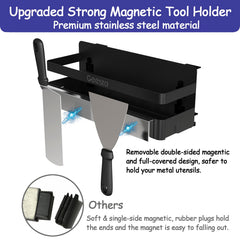 Geesta Griddle Caddy showing paper towel holder and hooks
