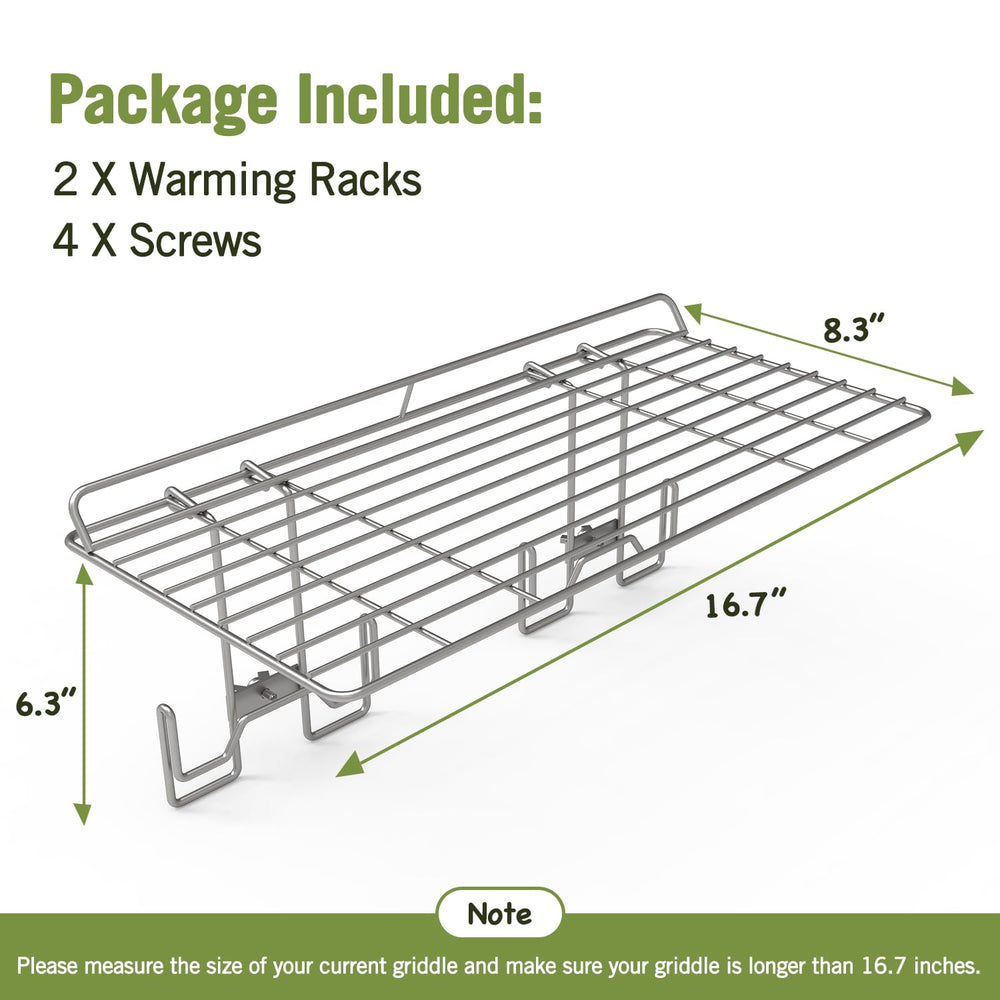 Geesta Griddle Warming Rack packaging details