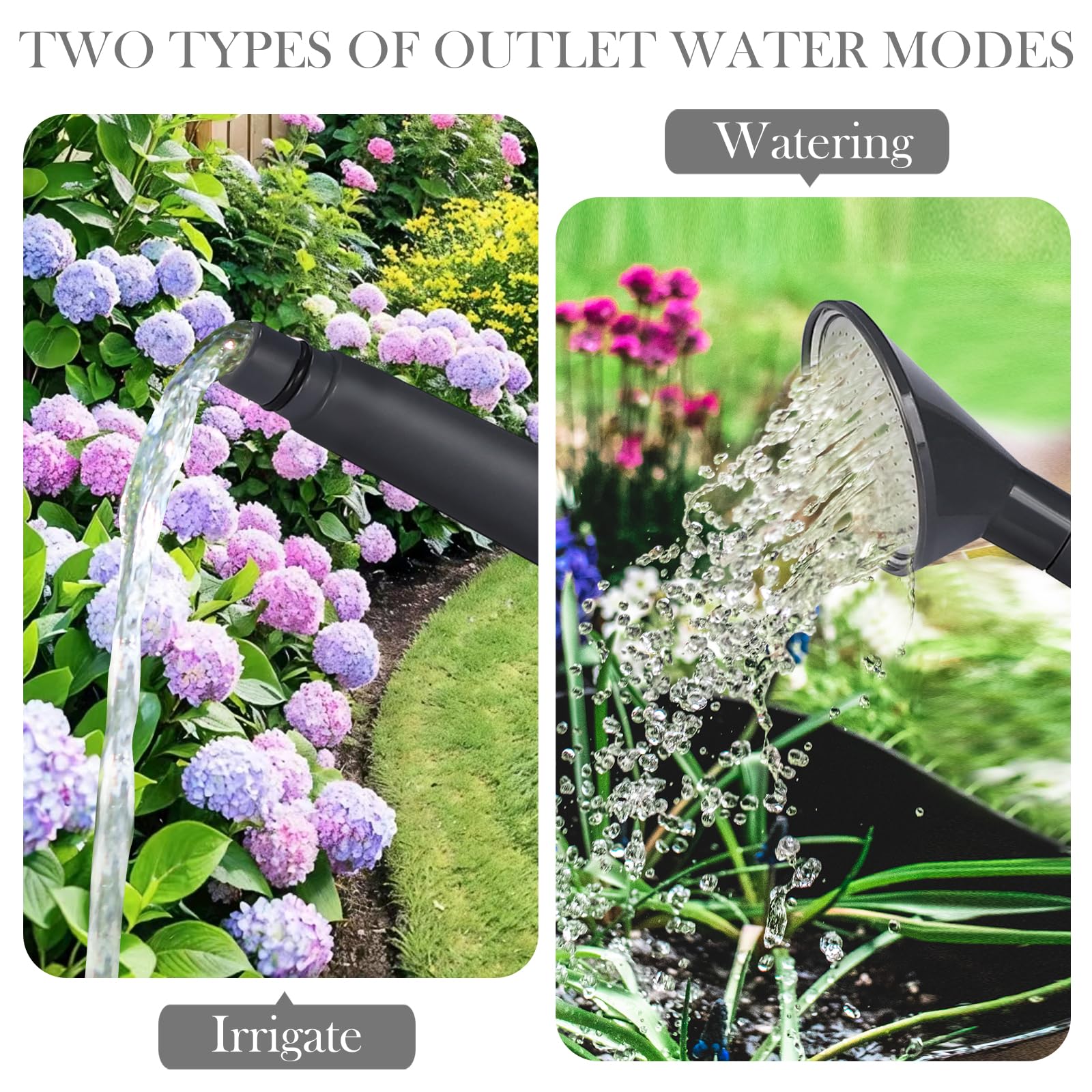 gegemaoyi 2 Gallon Watering Can in use watering indoor plants