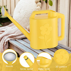 gegemaoyi 2 Gallon Watering Can top view showing spout