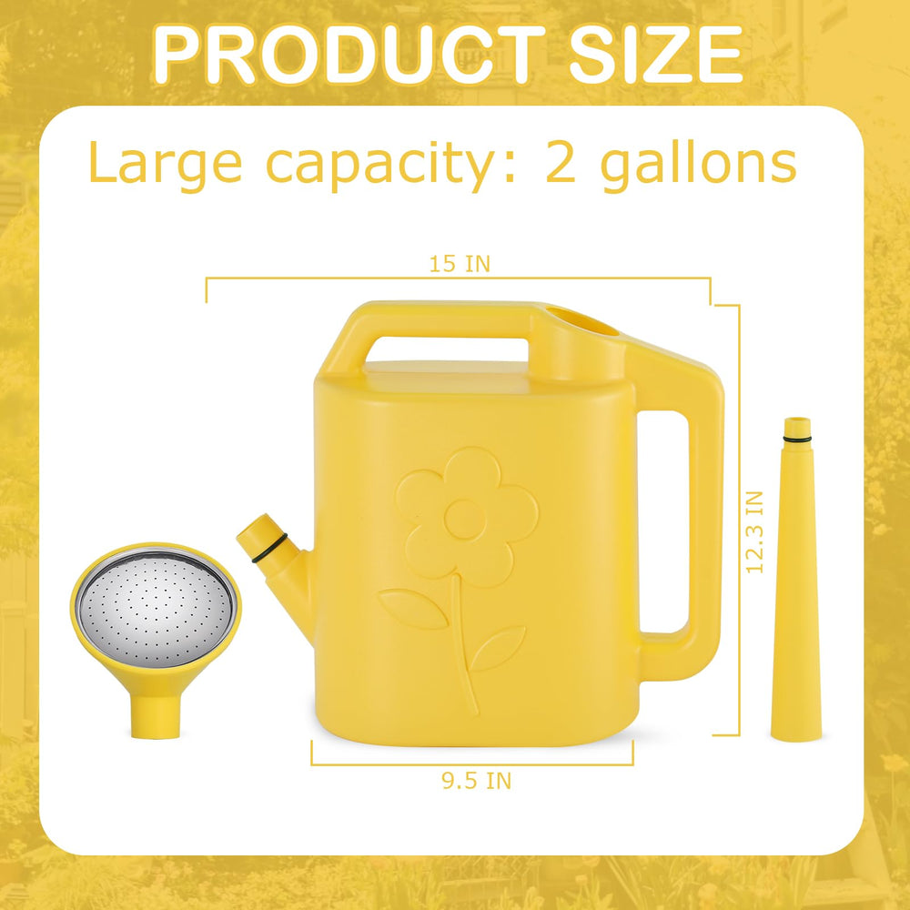 gegemaoyi 2 Gallon Watering Can with detachable nozzle