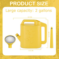 gegemaoyi 2 Gallon Watering Can with detachable nozzle
