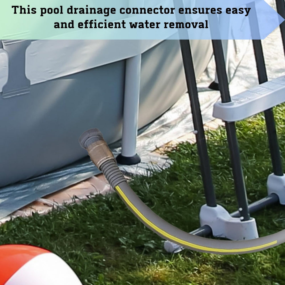 GekLiGuLu Pool Drain Adapter detailed view of silicone O-ring