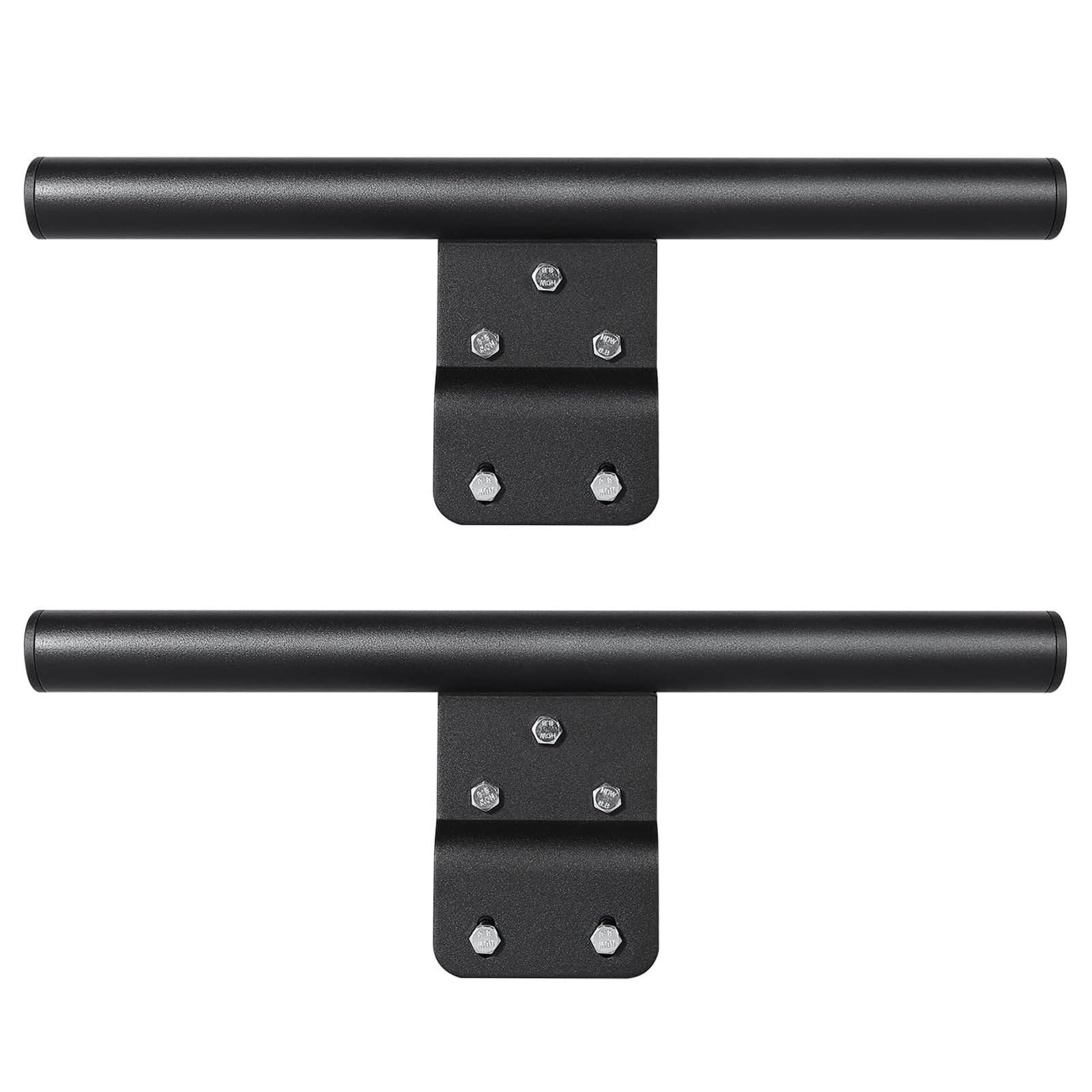 GENARMOR Generator Cover Height Extension Brackets front view, black
