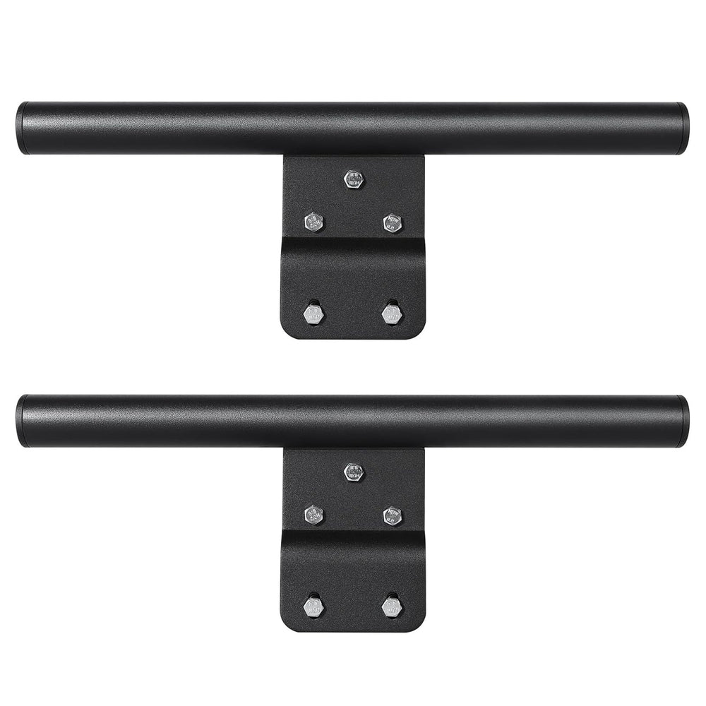 GENARMOR Generator Cover Height Extension Brackets front view, black