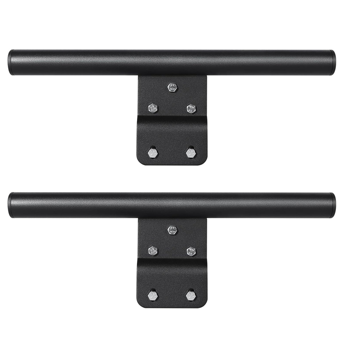 GENARMOR Generator Cover Height Extension Brackets front view, black