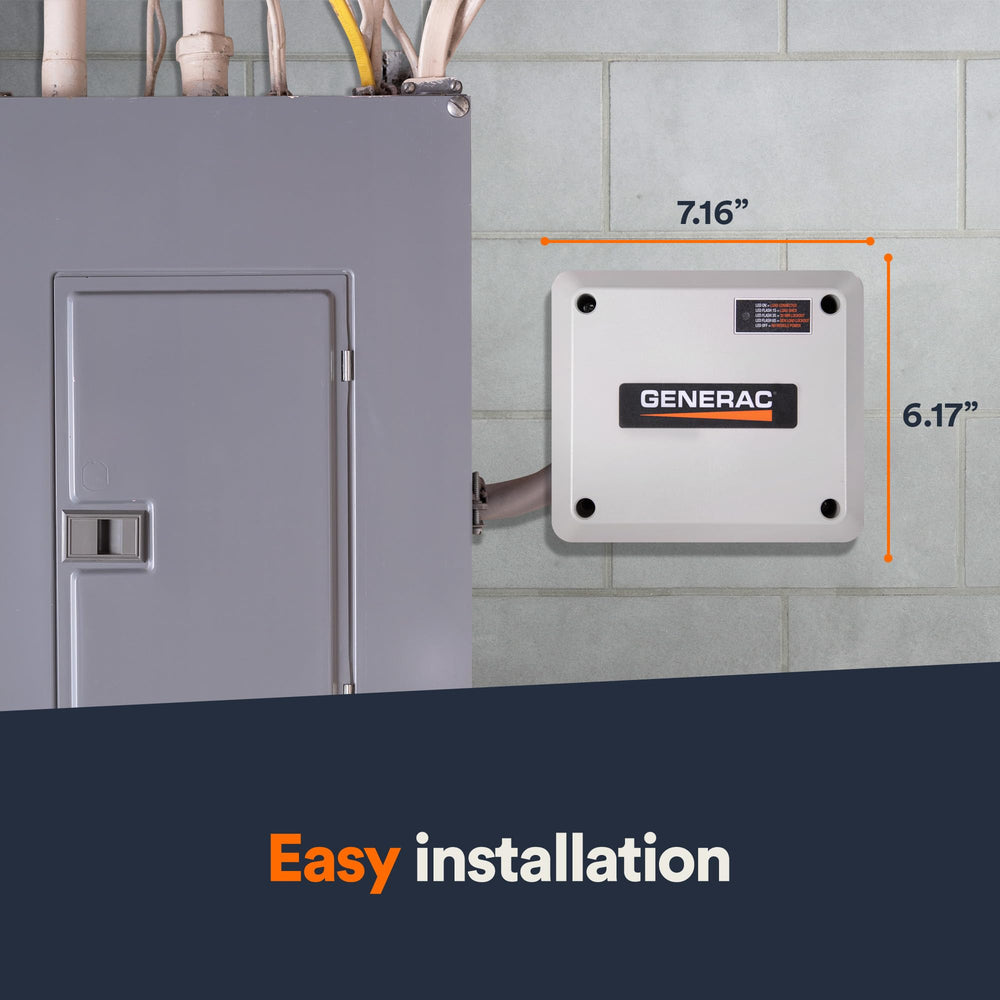 Generac 50 Amp Load Manager in outdoor installation