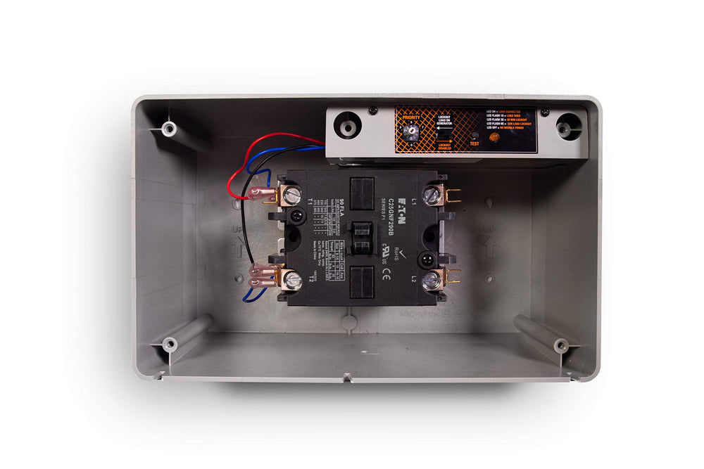 Generac 7006 Load Manager showing external LED status display