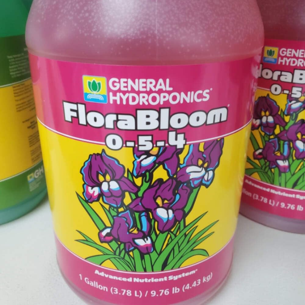 General Hydroponics FloraBloom 0-5-4 Plant Food 1 Gallon Liquid Fertilizer