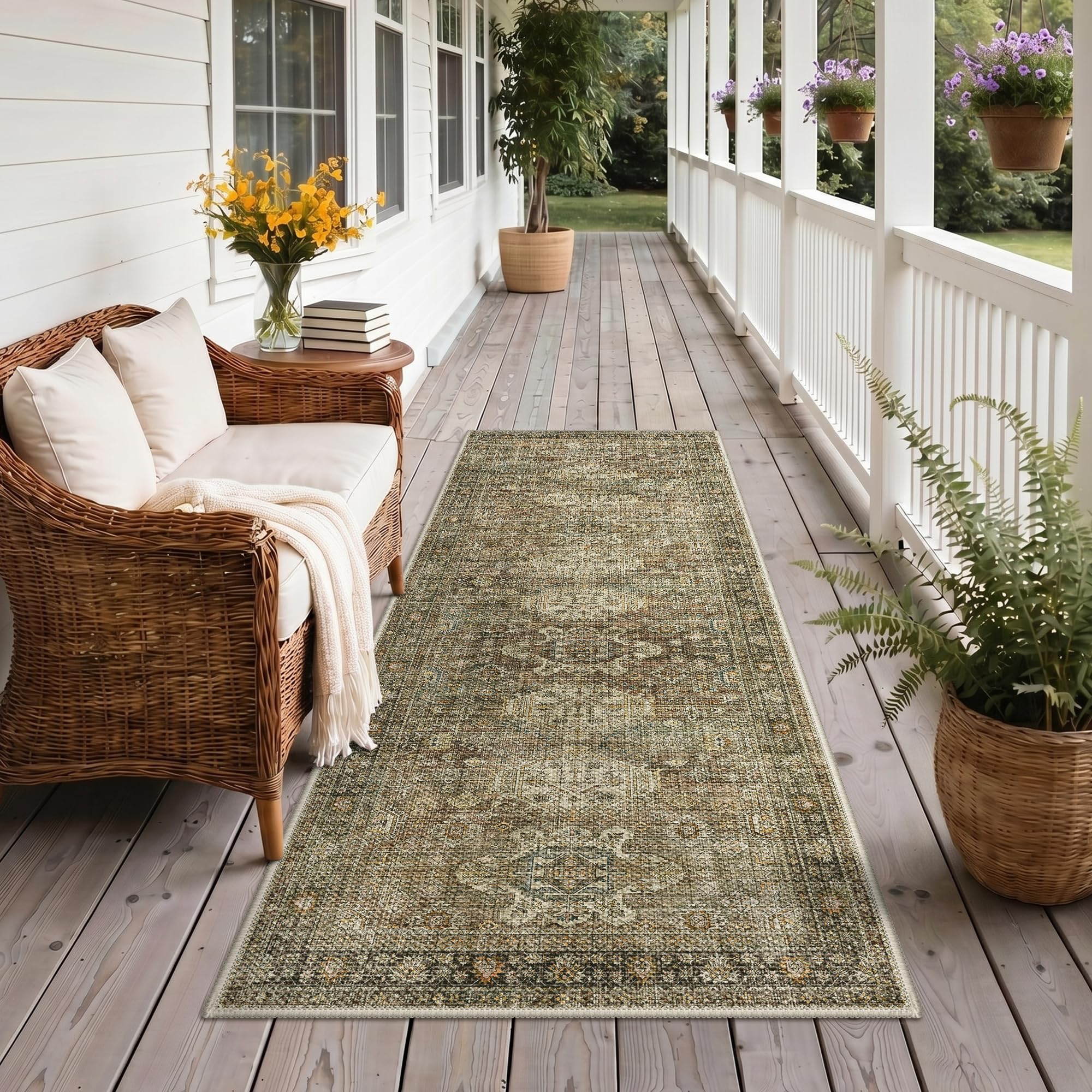 GENIMO 2.5x8 Outdoor Runner Rug packaging