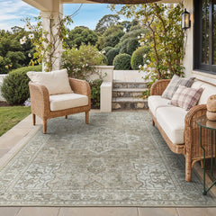 GENIMO Indoor Outdoor Rug cream beige front view