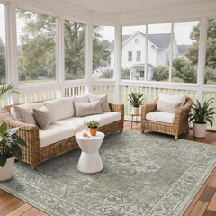 GENIMO Indoor Outdoor Rug plush chenille texture close-up