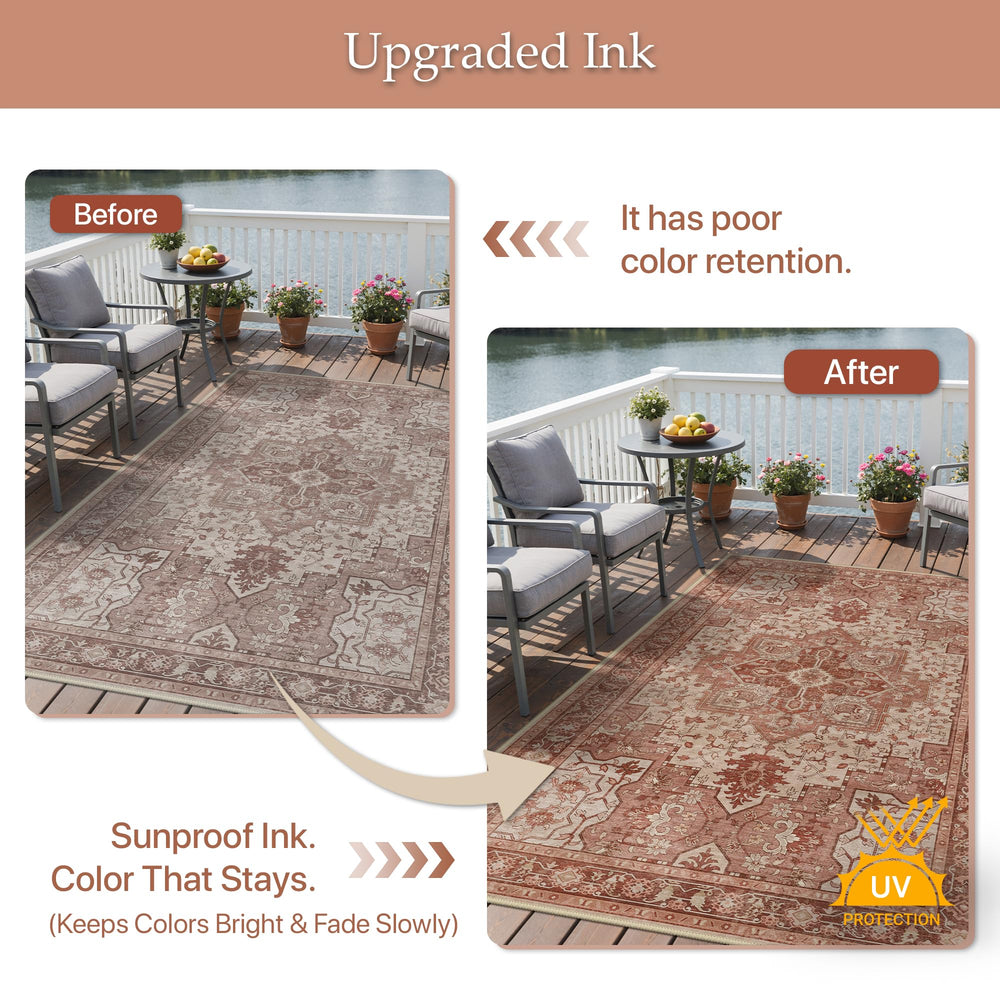GENIMO Indoor Outdoor Rug side view