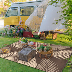GENIMO Outdoor Rug 9'x12' in outdoor patio setting