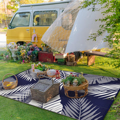 GENIMO Outdoor Rug 9'x12' on a patio setting