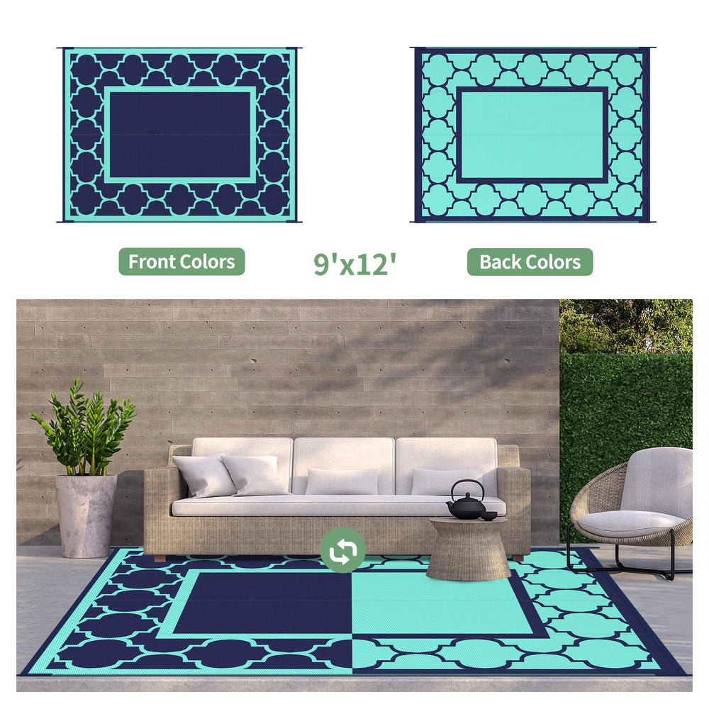 GENIMO Outdoor Rug compact size for camping