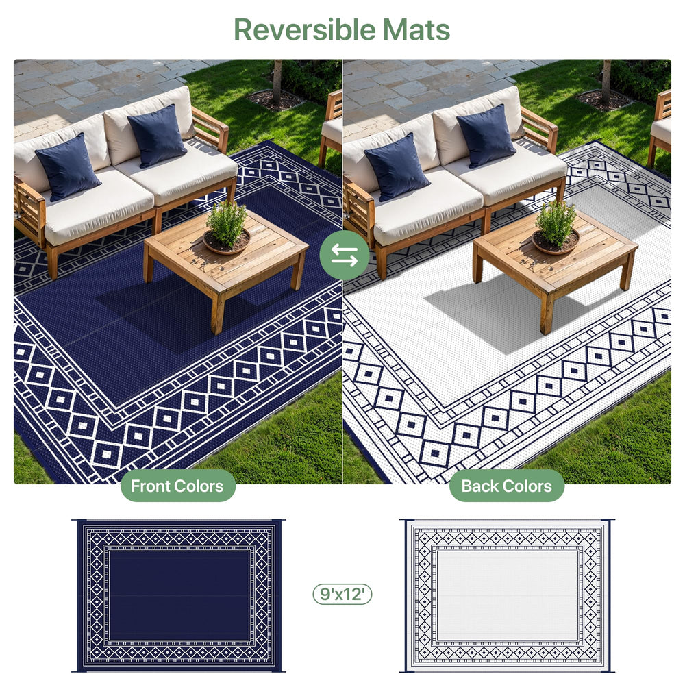 GENIMO Outdoor Rug displaying its heat- edges