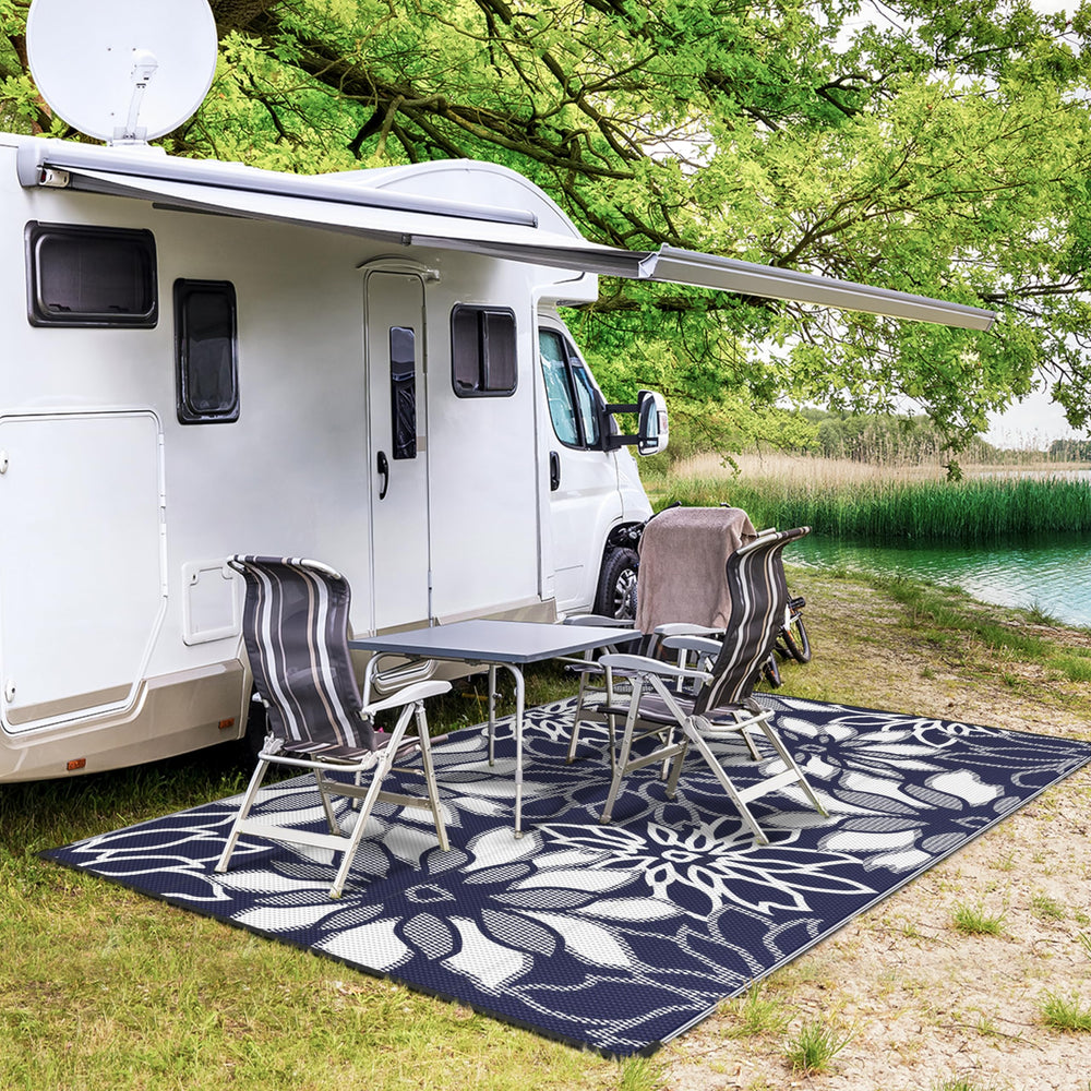GENIMO Outdoor Rug easy to clean with water