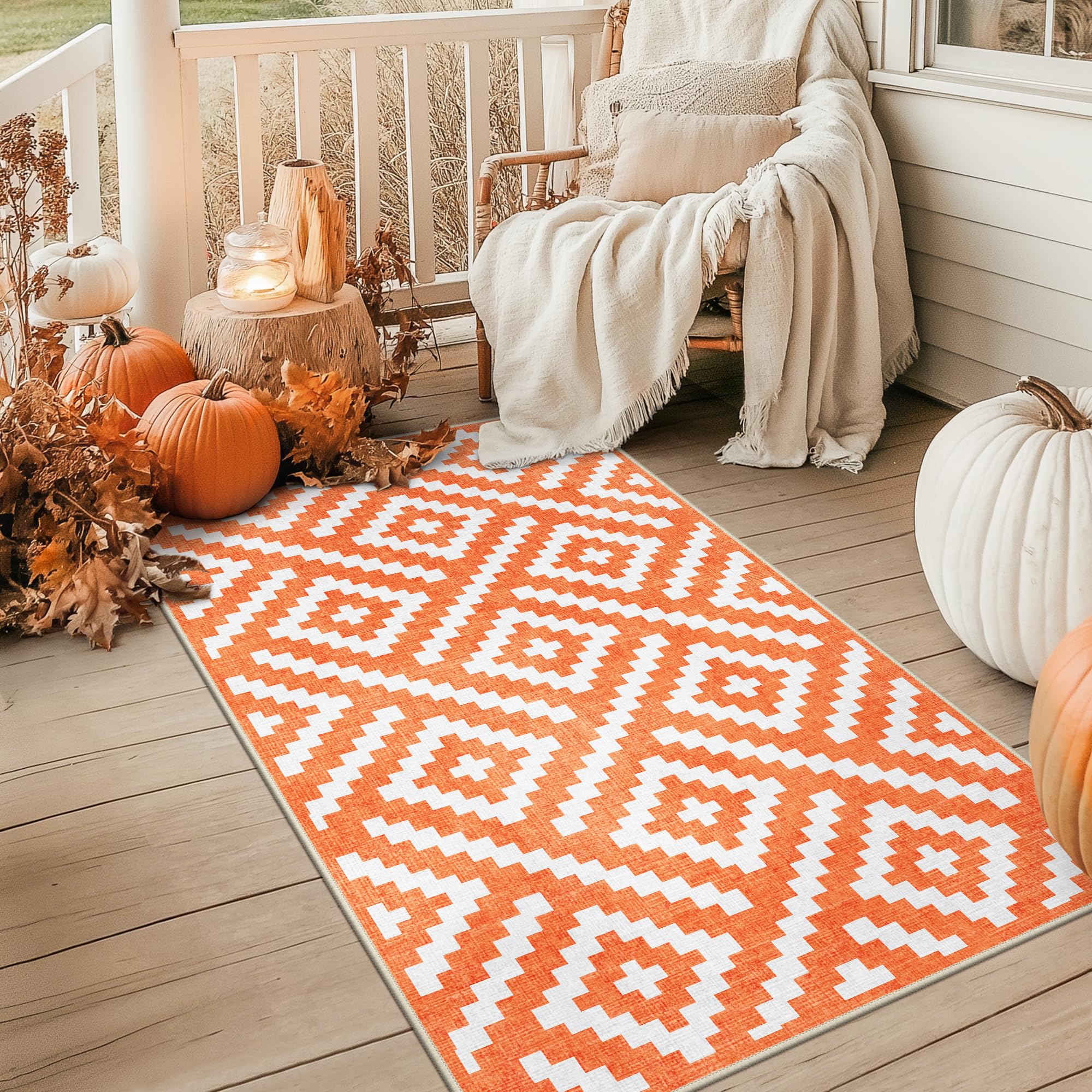 GENIMO outdoor rug folded for easy storage