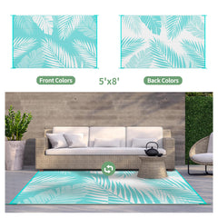 GENIMO outdoor rug folded in carry bag