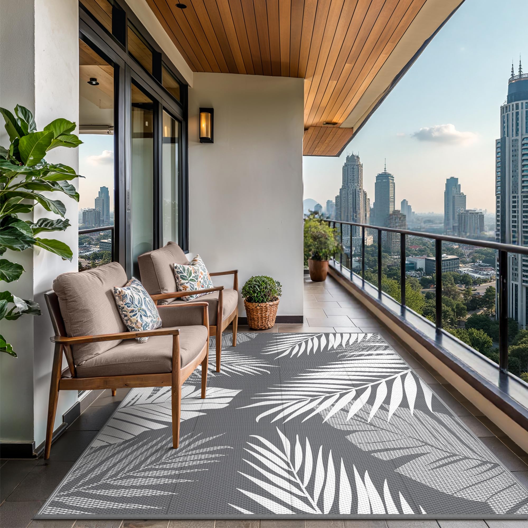 GENIMO Outdoor Rug in a picnic setup