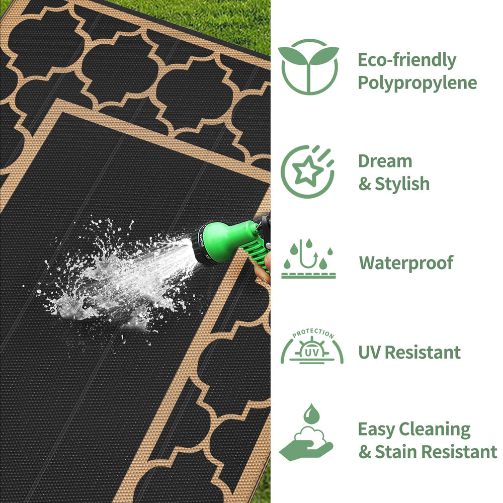 GENIMO Outdoor Rug in garden setting