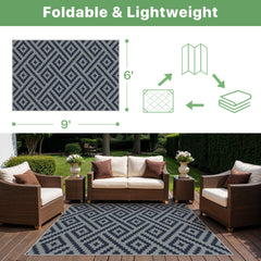 GENIMO Outdoor Rug in living room setup