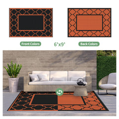 GENIMO Outdoor Rug on a patio setting