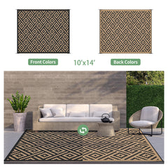 GENIMO Outdoor Rug on patio setup
