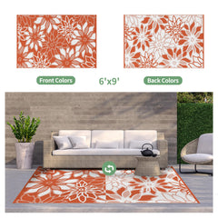 GENIMO Outdoor Rug packed in carry bag for easy transport
