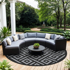 GENIMO Outdoor Rug rolled with carry bag for transport