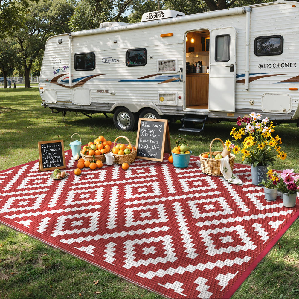 GENIMO Outdoor Rug storage bag and rust-proof stakes