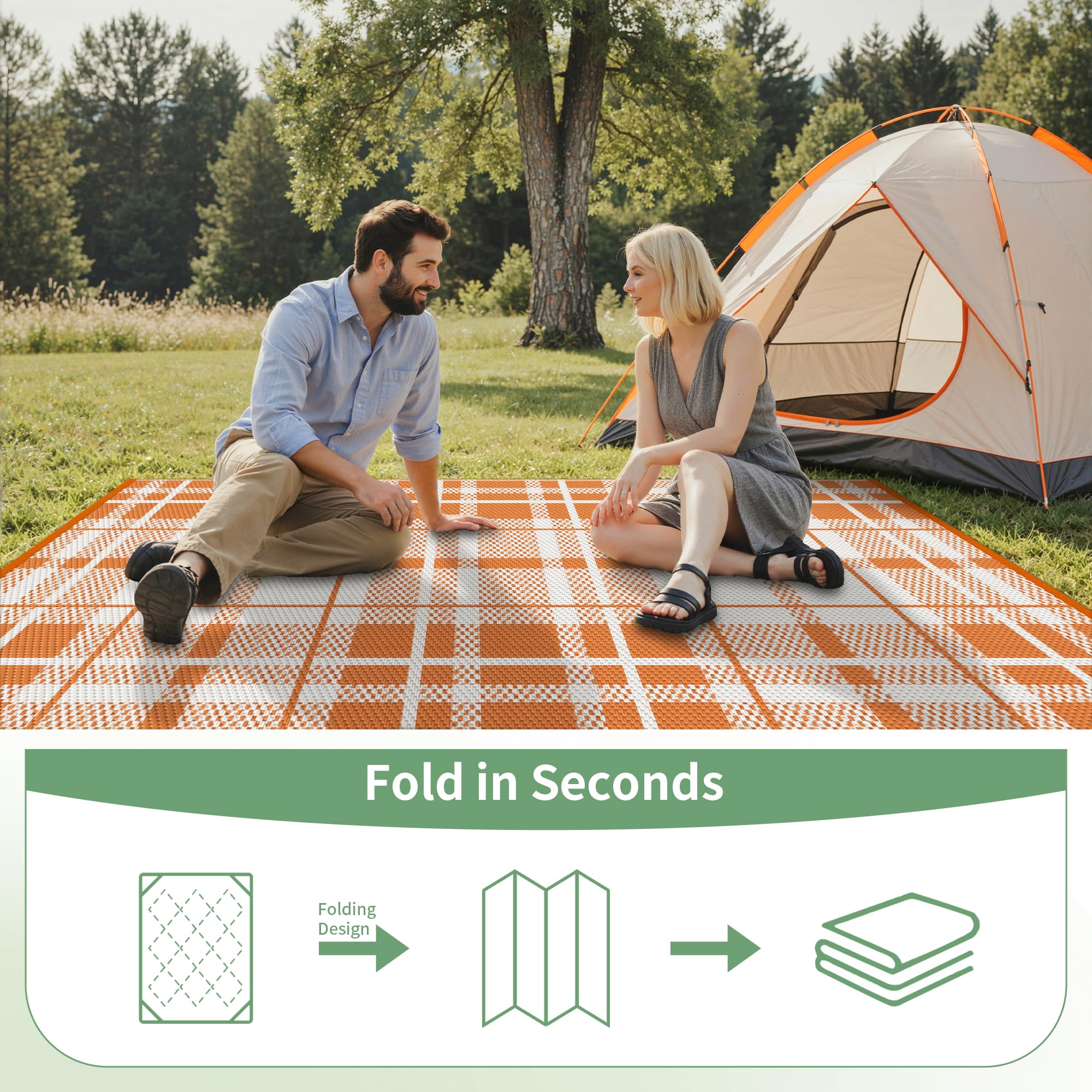GENIMO outdoor rug with garden furniture