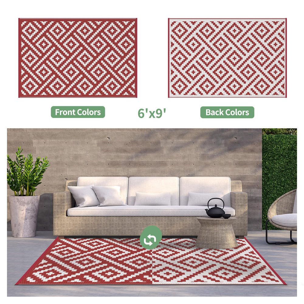 GENIMO Outdoor Rug with water pooling resistance