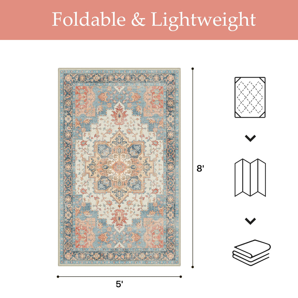 GENIMO rug folded for easy storage