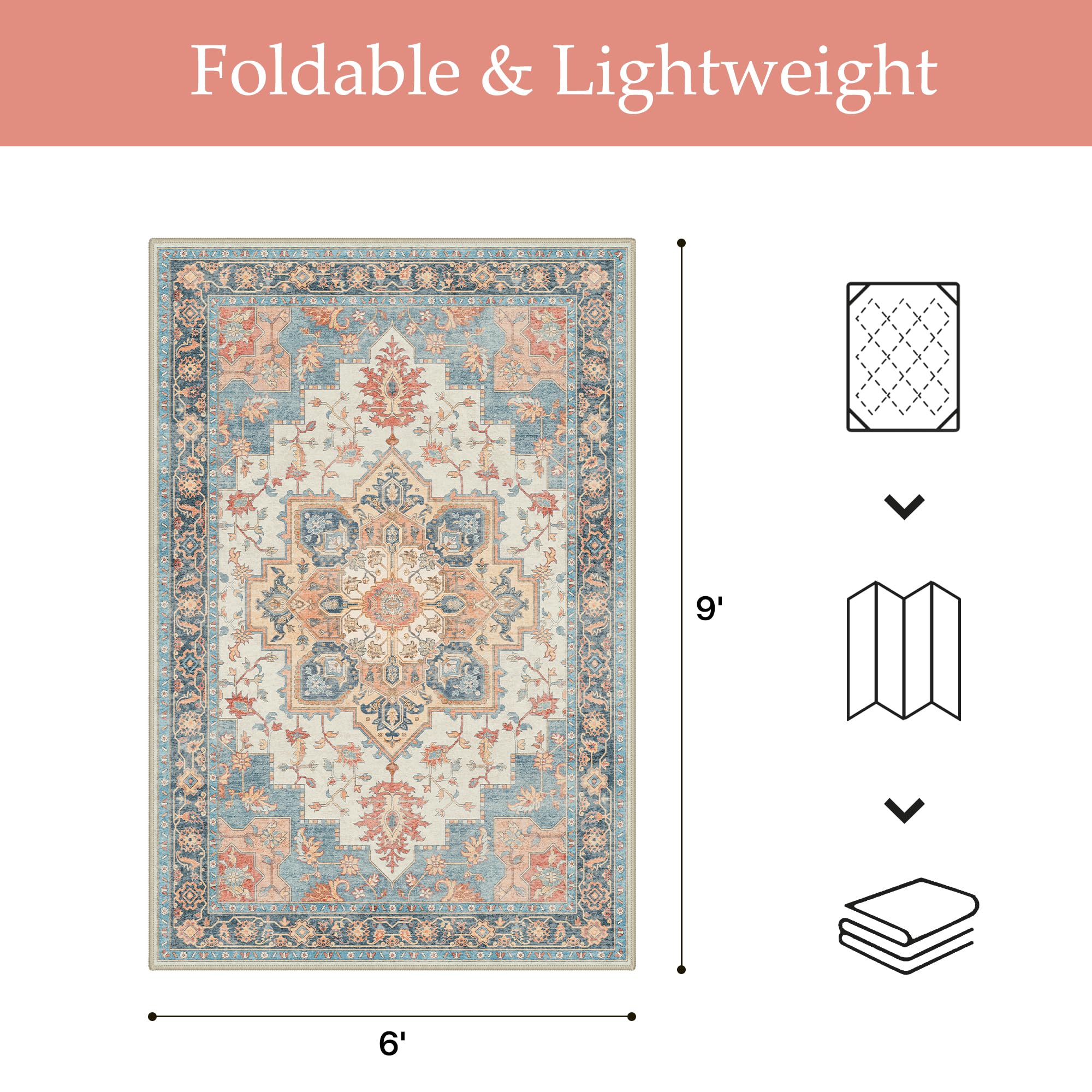 GENIMO rug in living room setting