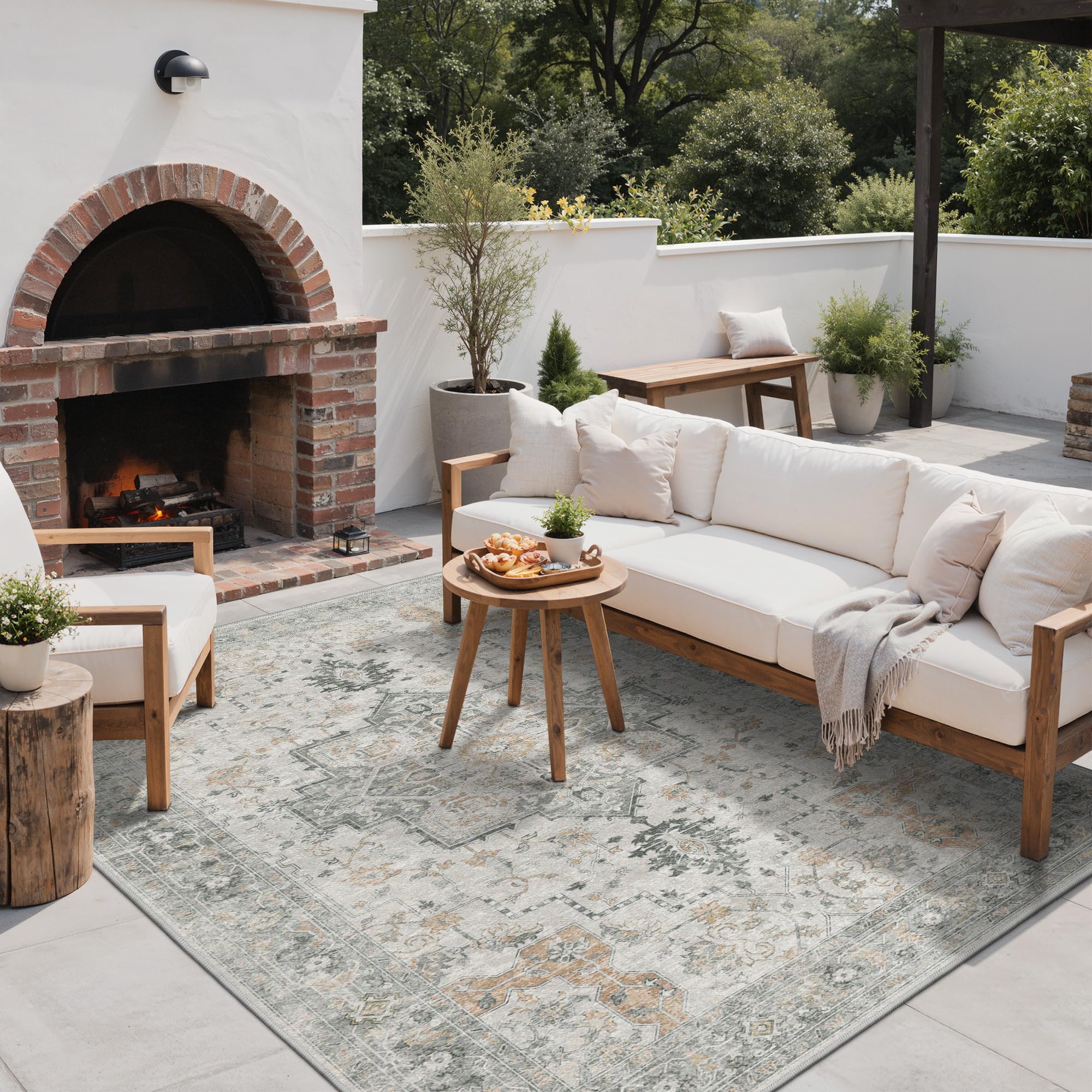 GENIMO rug in living room setting