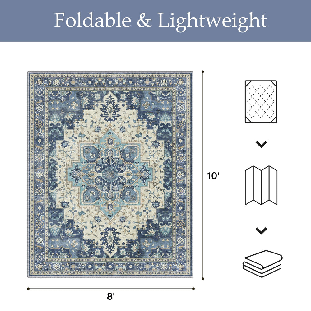 GENIMO rug styled in a living room