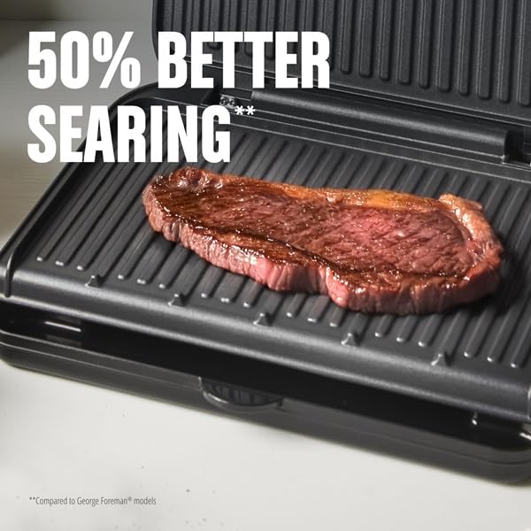 George Foreman Family Grill on kitchen countertop