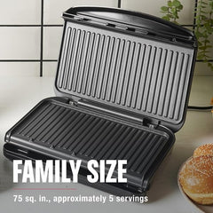 George Foreman Family Grill with removable drip tray