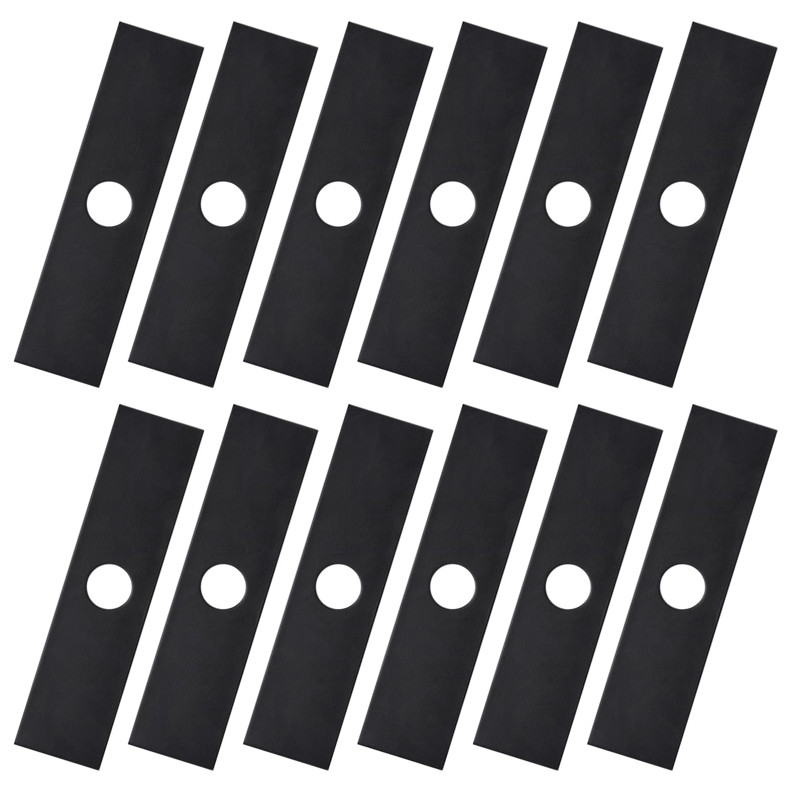 Geosiry 12 Pack Edger Blades 8" x 2" front view