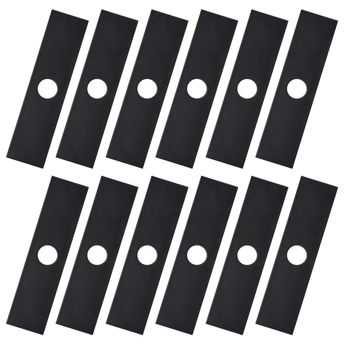 Geosiry 12 Pack Edger Blades 8" x 2" front view