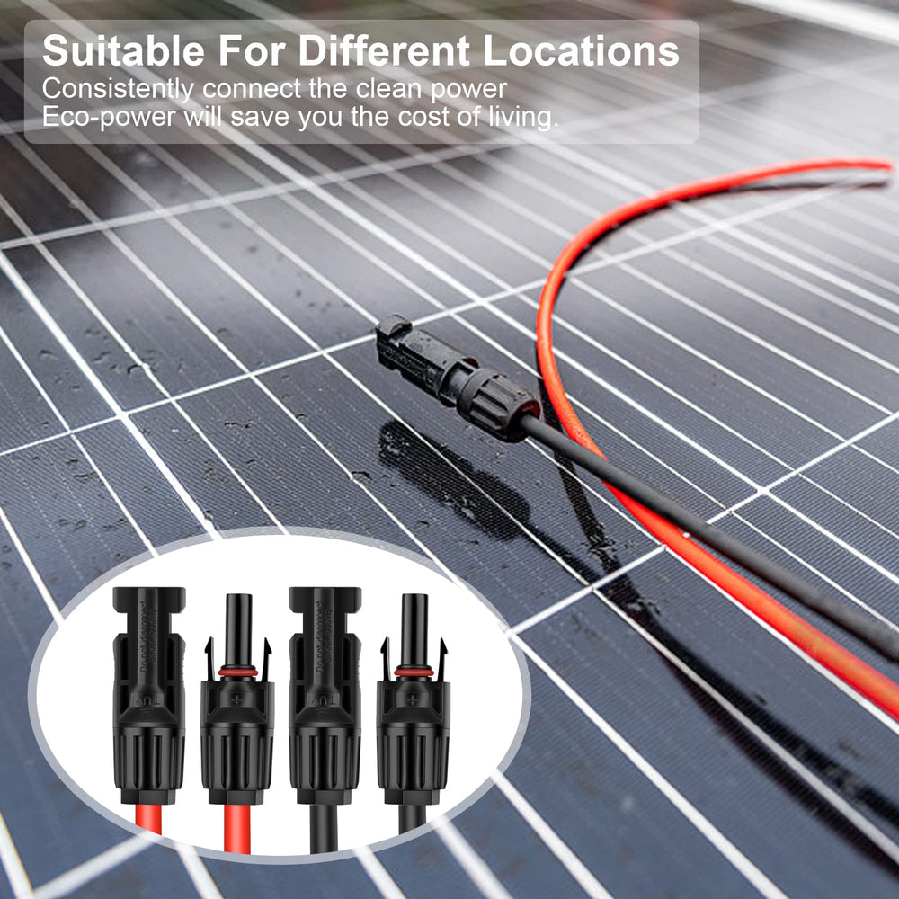 Geosiry Solar Panel Extension Cable packaging