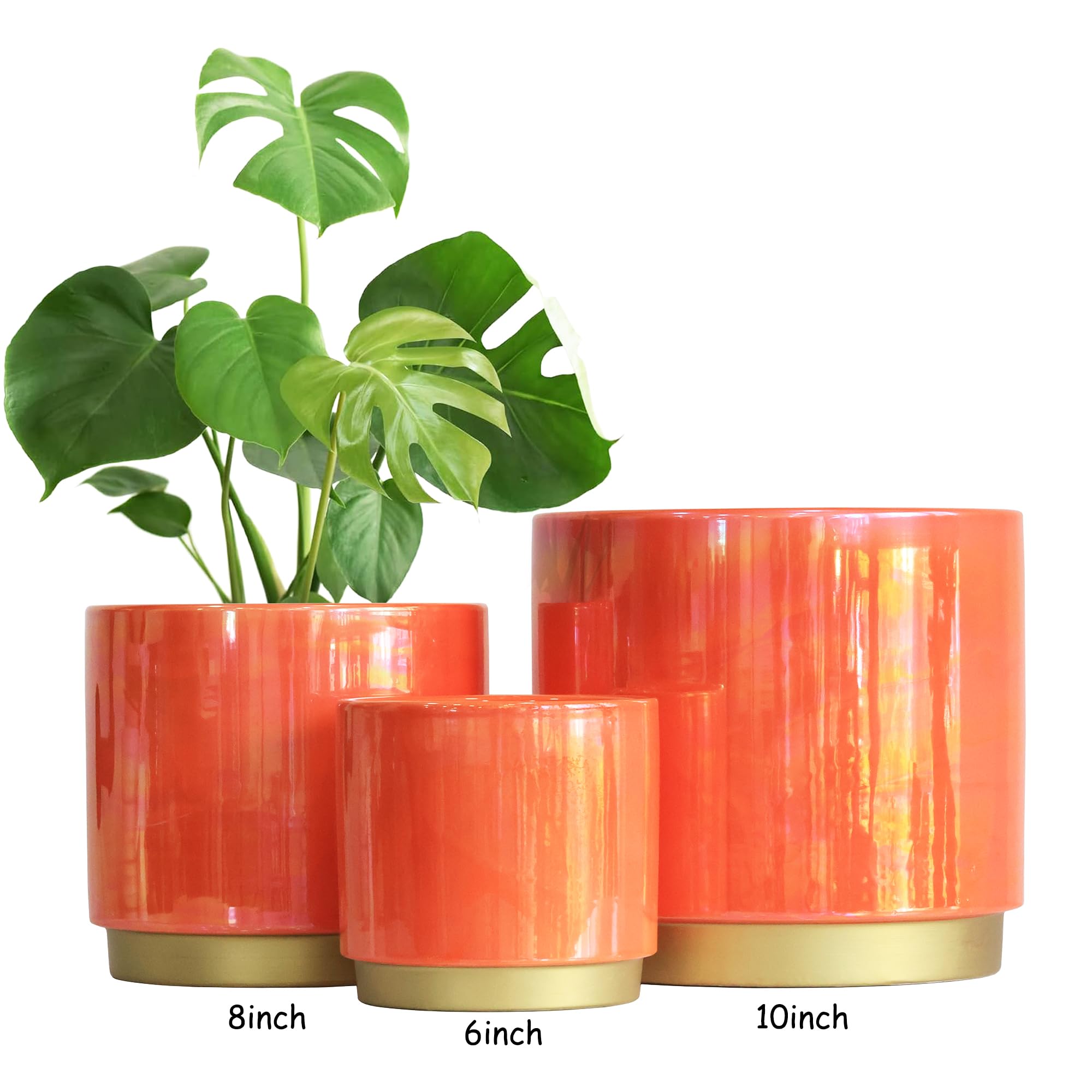 Gepege ceramic planter in outdoor garden setting