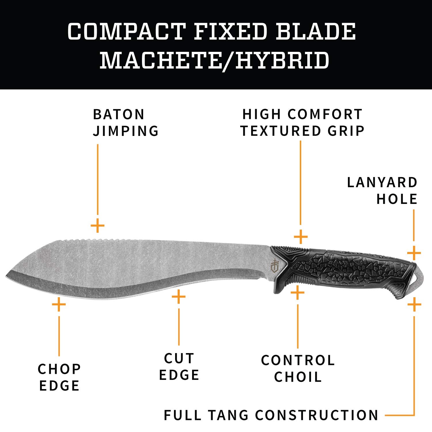 Gerber Versafix Machete Knife Hybrid with sheath