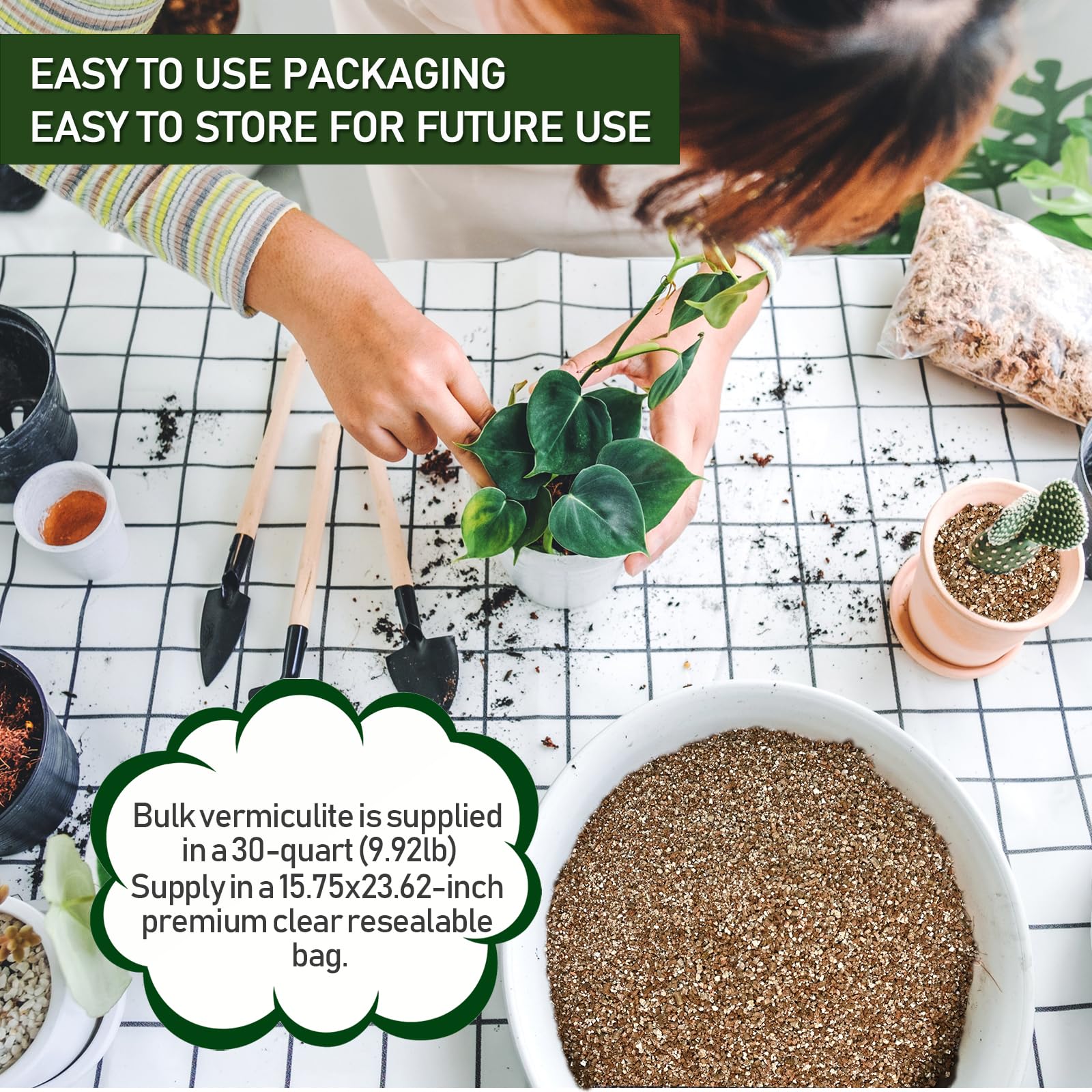 Gerta vermiculite used for rooting plant cuttings