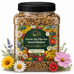 GevaGrow Wildflower Seed Shaker 1 lb tub front view