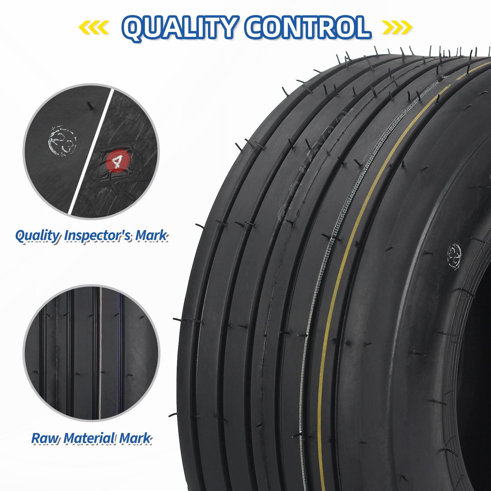 GICOOL 13x5.00-6 tire side view