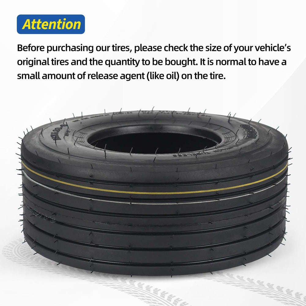 GICOOL 13x5.00-6 tubeless lawn mower tire packaging